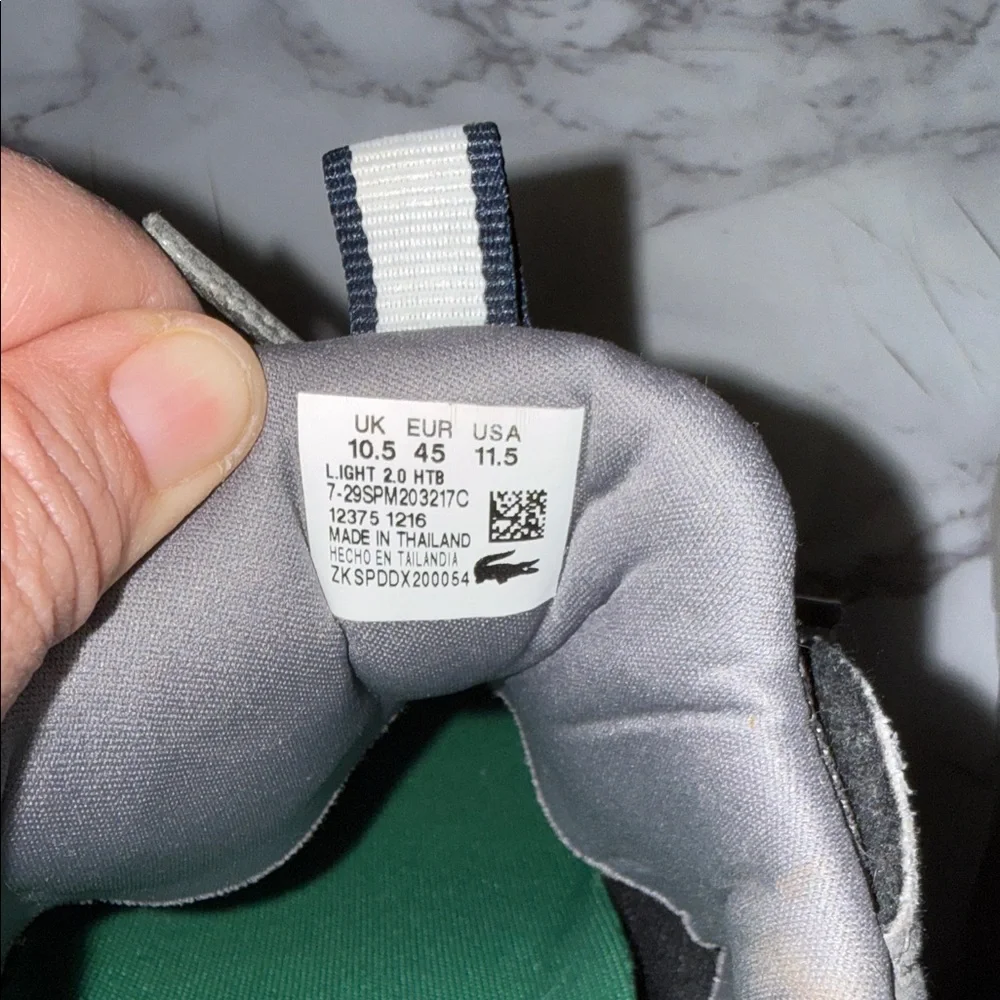 Lacoste Gray Sneakers size 11.5